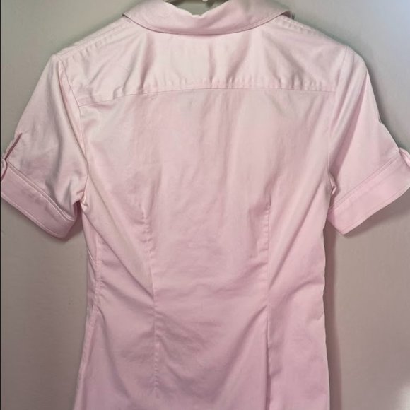 Banana Republic pink button down dress fitted shirt - Picture 8 of 8